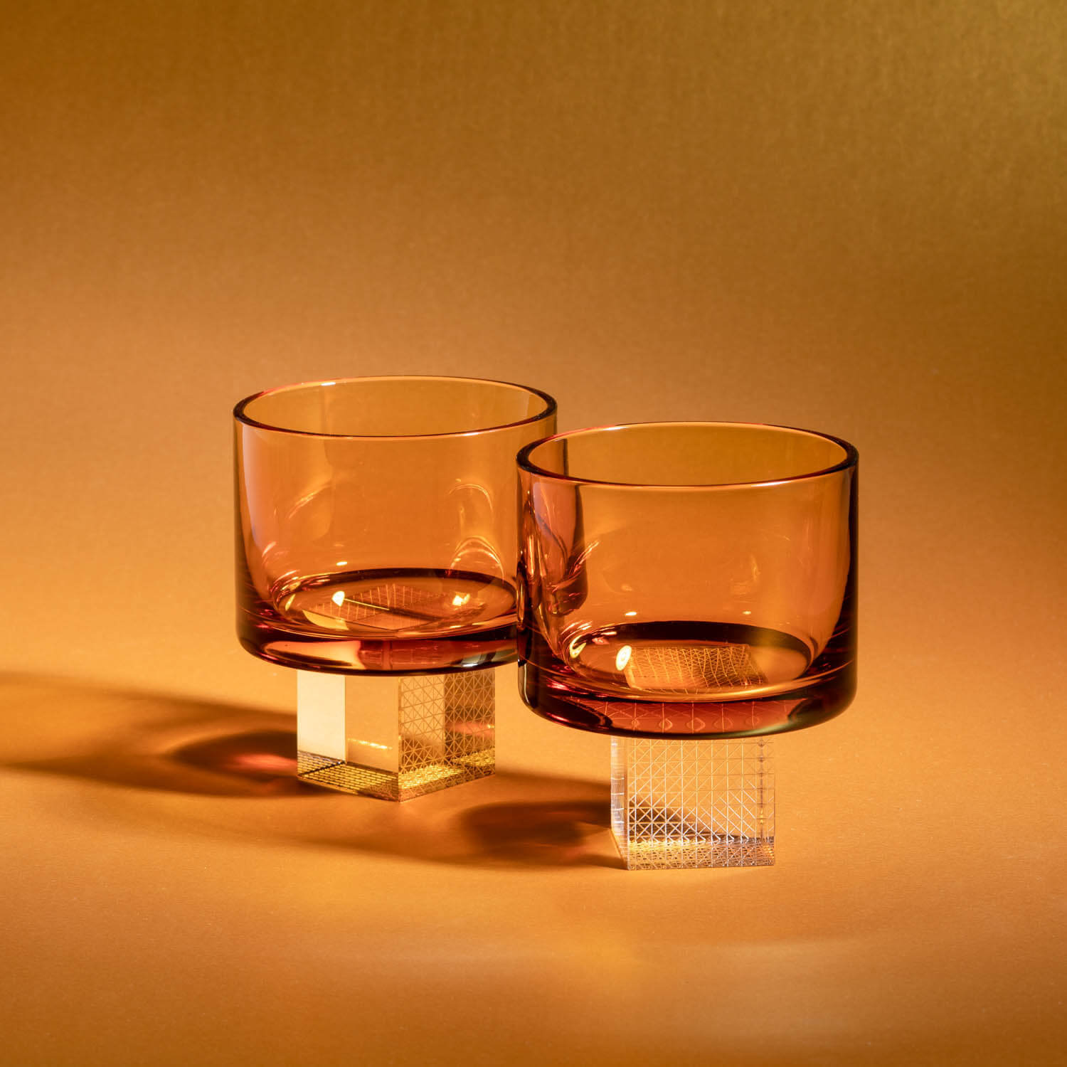 Sklenice - Cube whiskey
